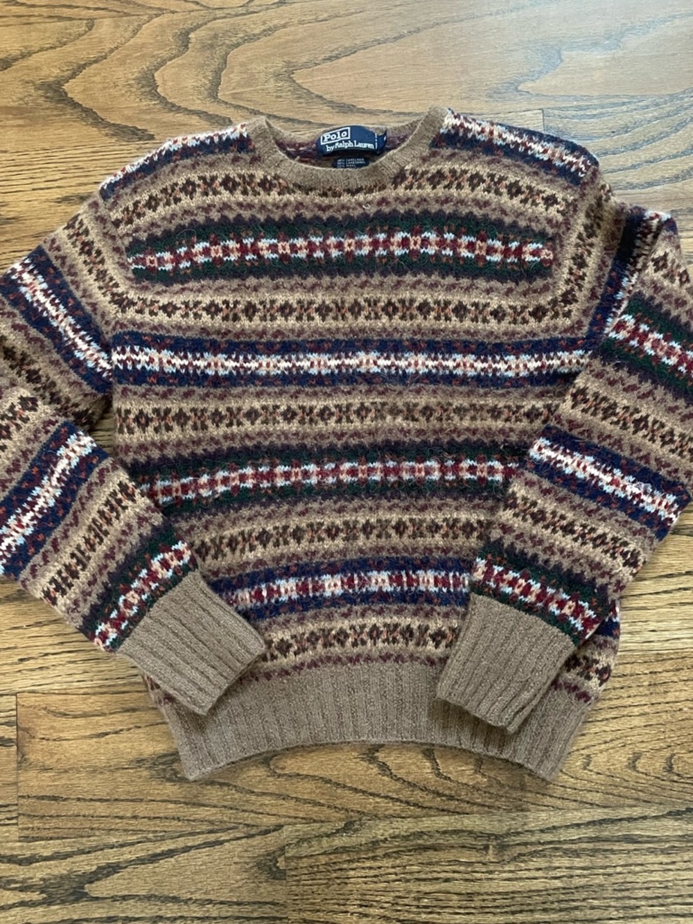 Ralph Lauren Polo Fair Isle Wool Crewneck Sweater